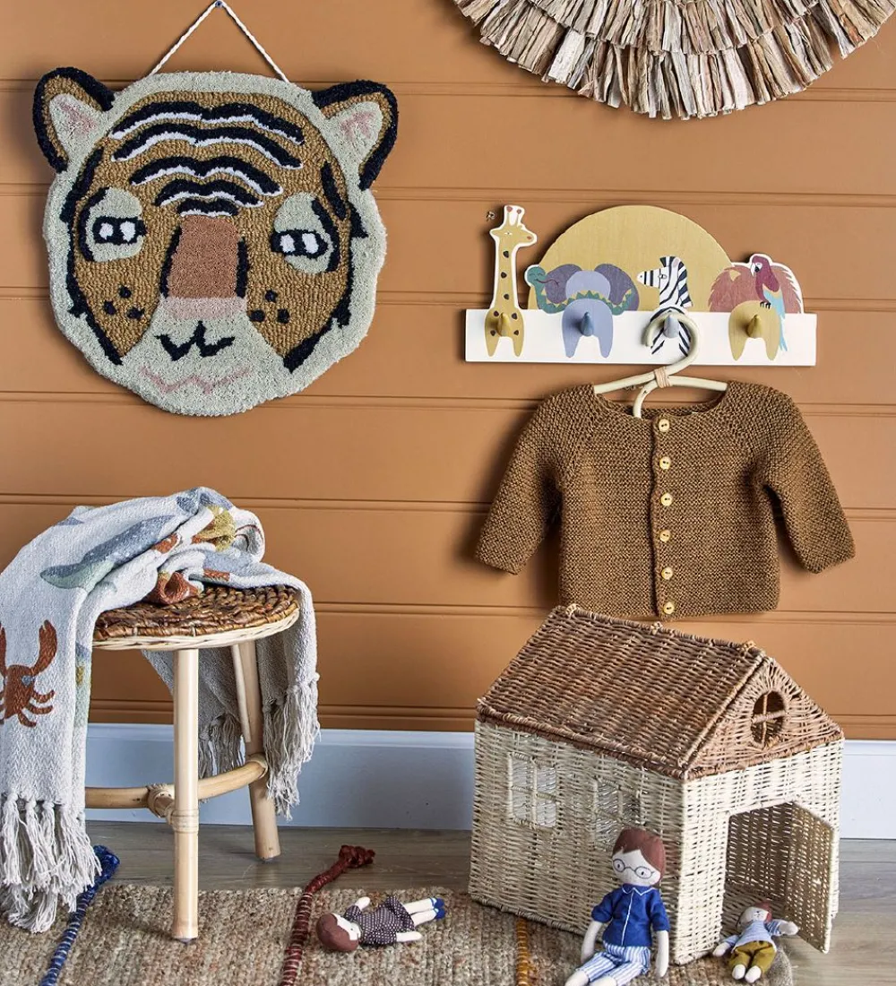 Bloomingville Knager|Knagerække - 40x20x6 - Mallen - Brun