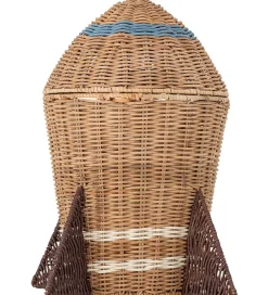 Bloomingville Kurve|Opbevaring|Kurv m. Låg - 31x35 cm - Space - Natur