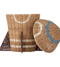 Bloomingville Kurve|Opbevaring|Kurv m. Låg - 31x35 cm - Space - Natur