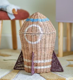 Bloomingville Kurve|Opbevaring|Kurv m. Låg - 31x35 cm - Space - Natur