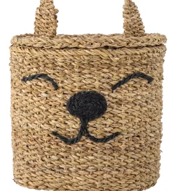 Bloomingville Kurve|Kurv m. Låg - 26x30 cm - Mikki - Søgræs - Natur