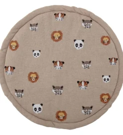 Bloomingville Legetæpper Og Legegulve|Legetæppe - Ø: 100 cm - Miko - Brun