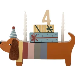 Bloomingville Fødselsdagstoge|Mini Fødselsdagsdekoration - Charlie - Brun