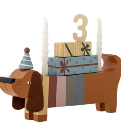 Bloomingville Fødselsdagstoge|Mini Fødselsdagsdekoration - Charlie - Brun