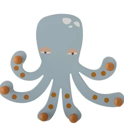 Bloomingville Knager|Mini Knagerække - Træ - Oswall - Blå