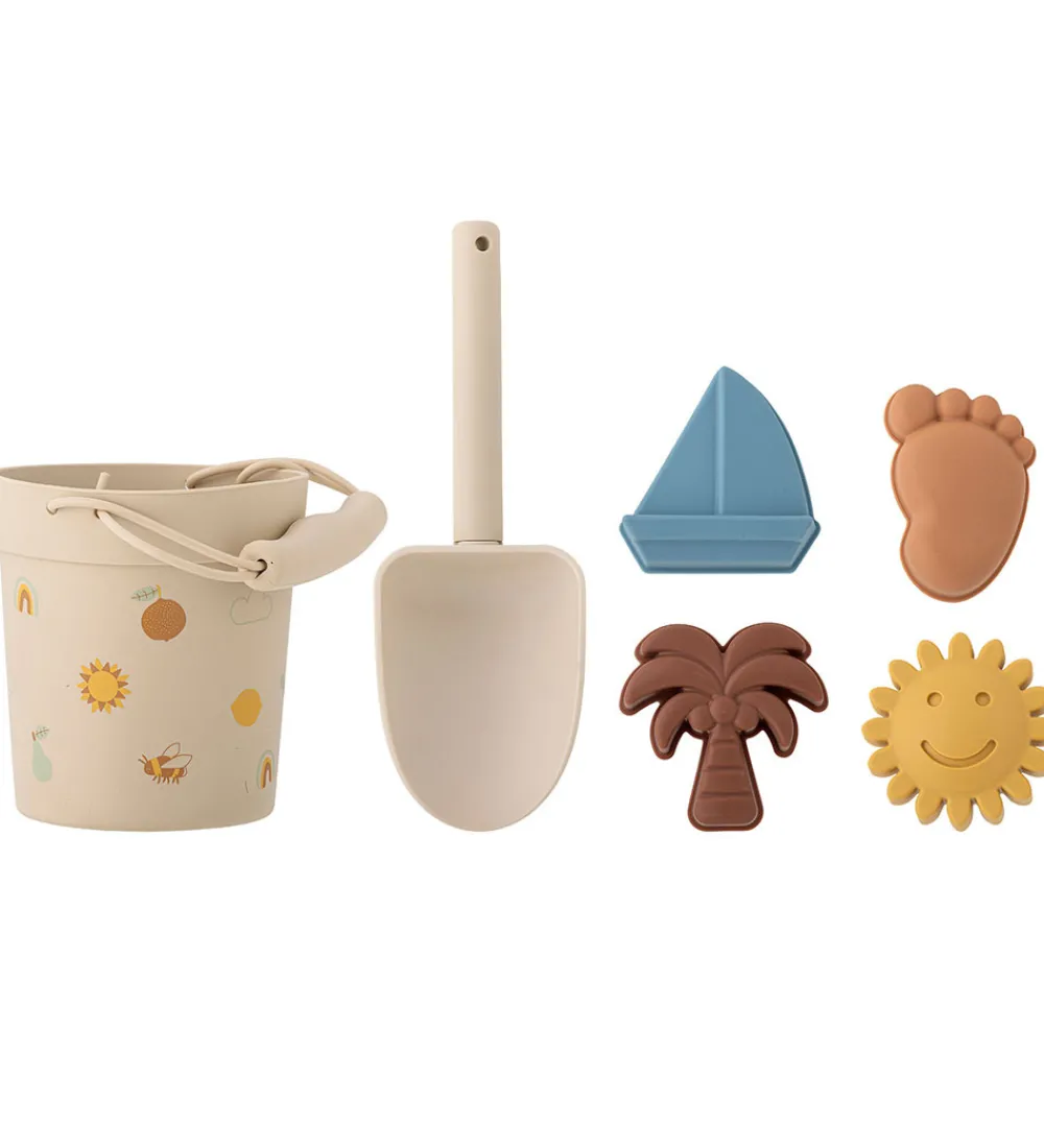 Bloomingville Strandlegetøj|Mini Strandsæt - Agnes - Silikone - Natur