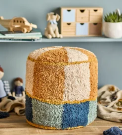 Bloomingville Møbler|Puffer|Puf - 40x35 cm - Kio - Blå