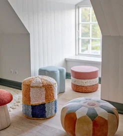 Bloomingville Møbler|Puffer|Puf - 40x35 cm - Kio - Blå