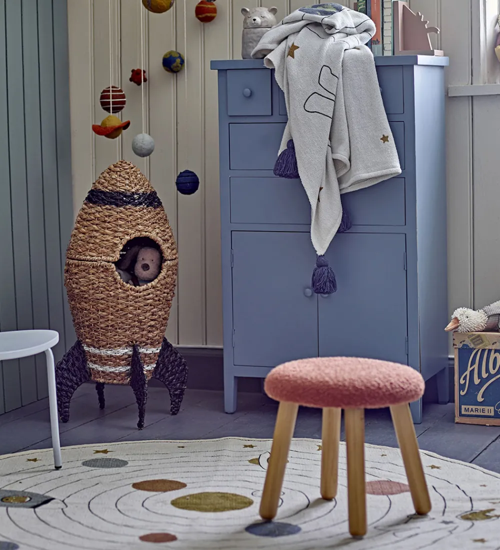 Bloomingville Stole|Skamler|Taburet - Aksel - 30x29 cm - Brun