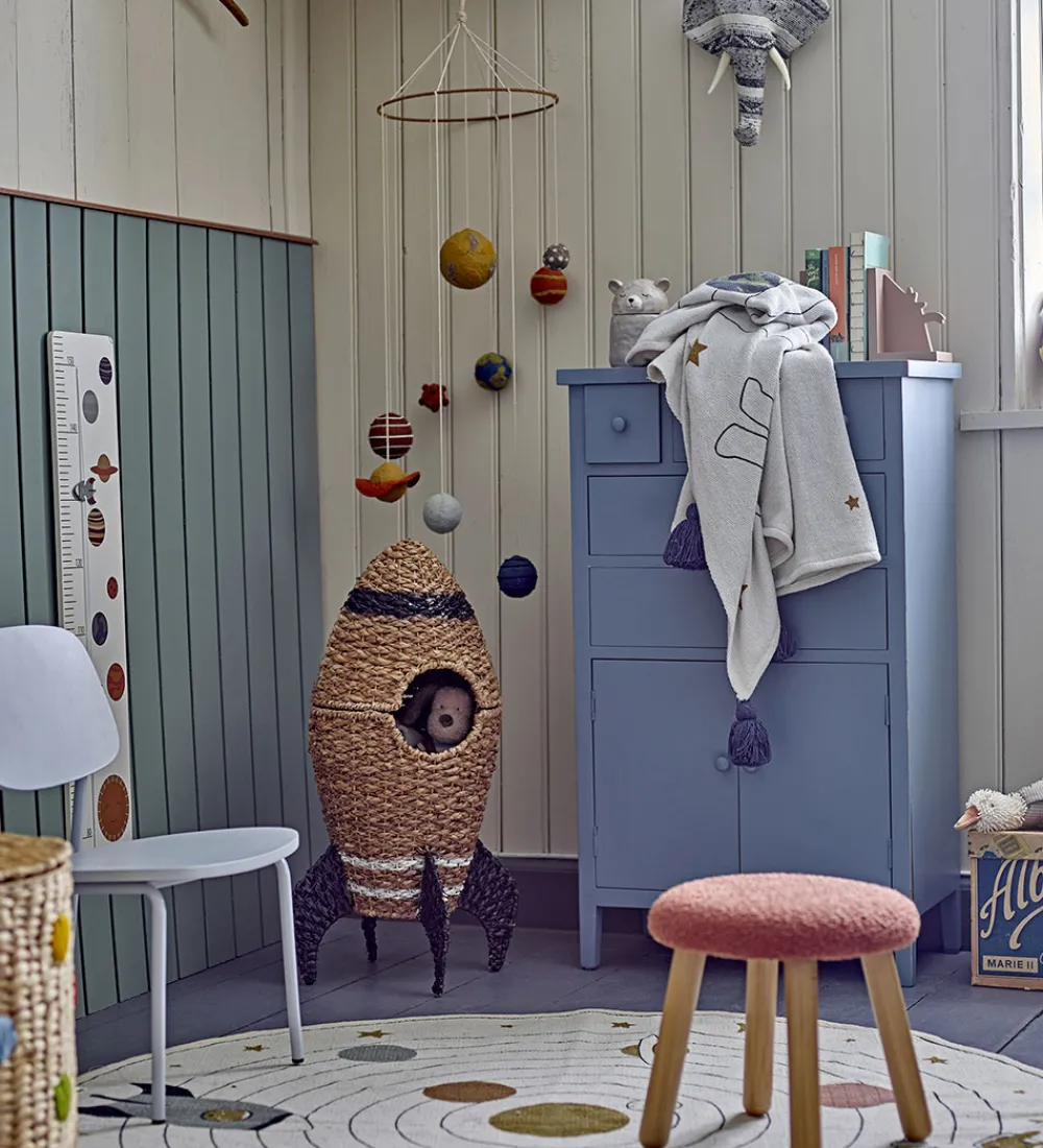 Bloomingville Tæpper>Tæppe - Space Plaid - Natur