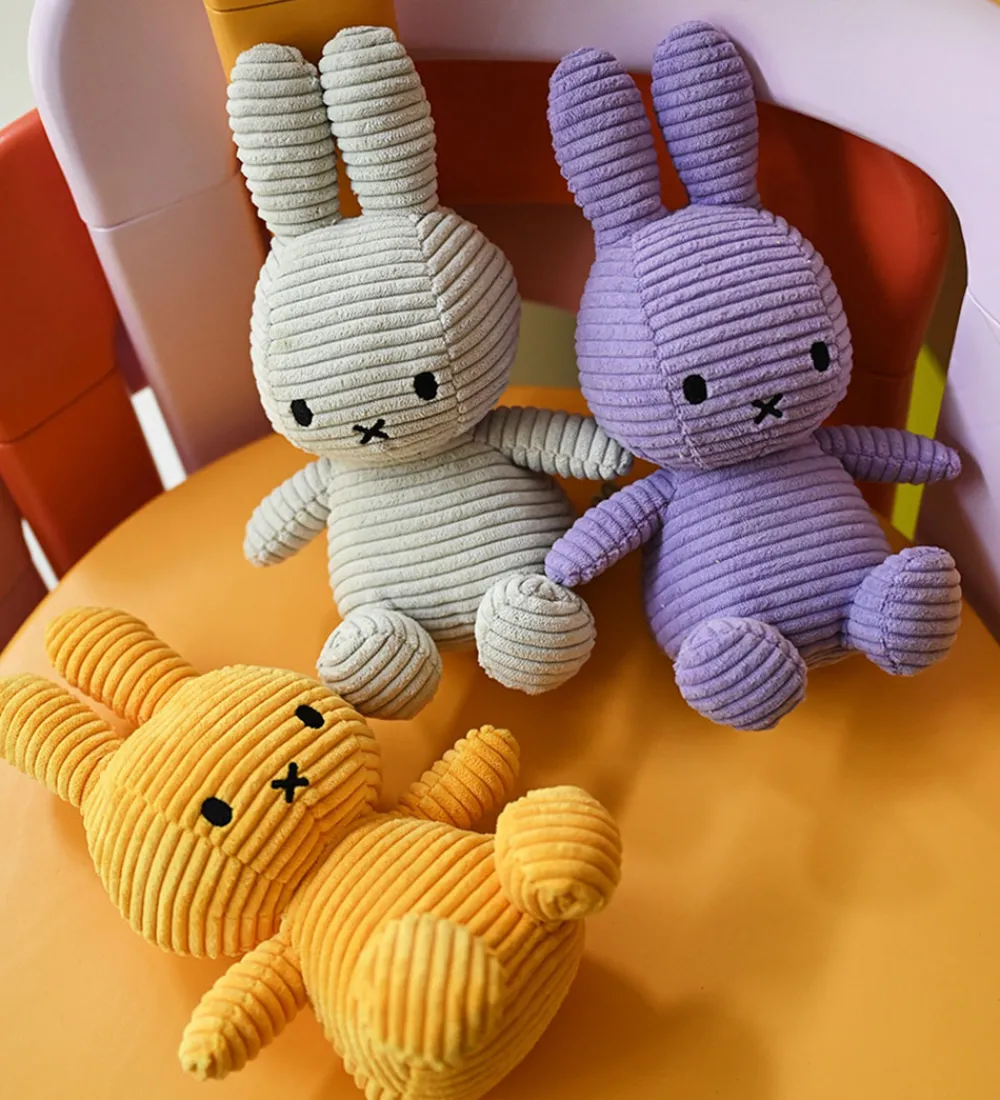 Bon Ton Toys Bamser>Bamse - 23 cm - Miffy ECO Corduroy - Ltd. Edition D