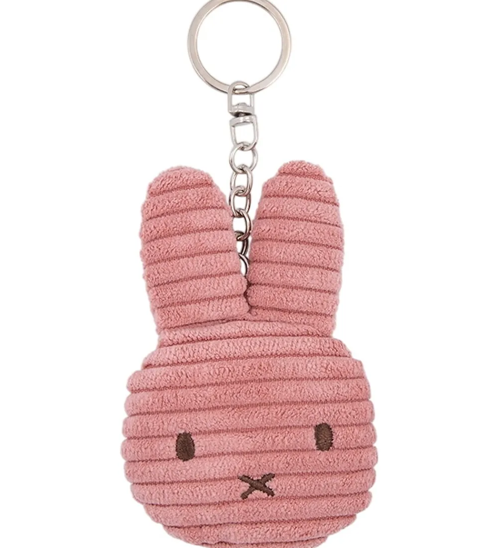 Bon Ton Toys Nøgleringe>Nøglering - 10 cm - Miffy Flat ECO Corduroy - Dusty