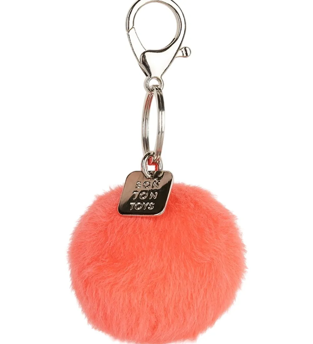 Bon Ton Toys Nøgleringe|Nøglering - 5,5 cm - Smiley ECO Fuzzy - Bright Cora