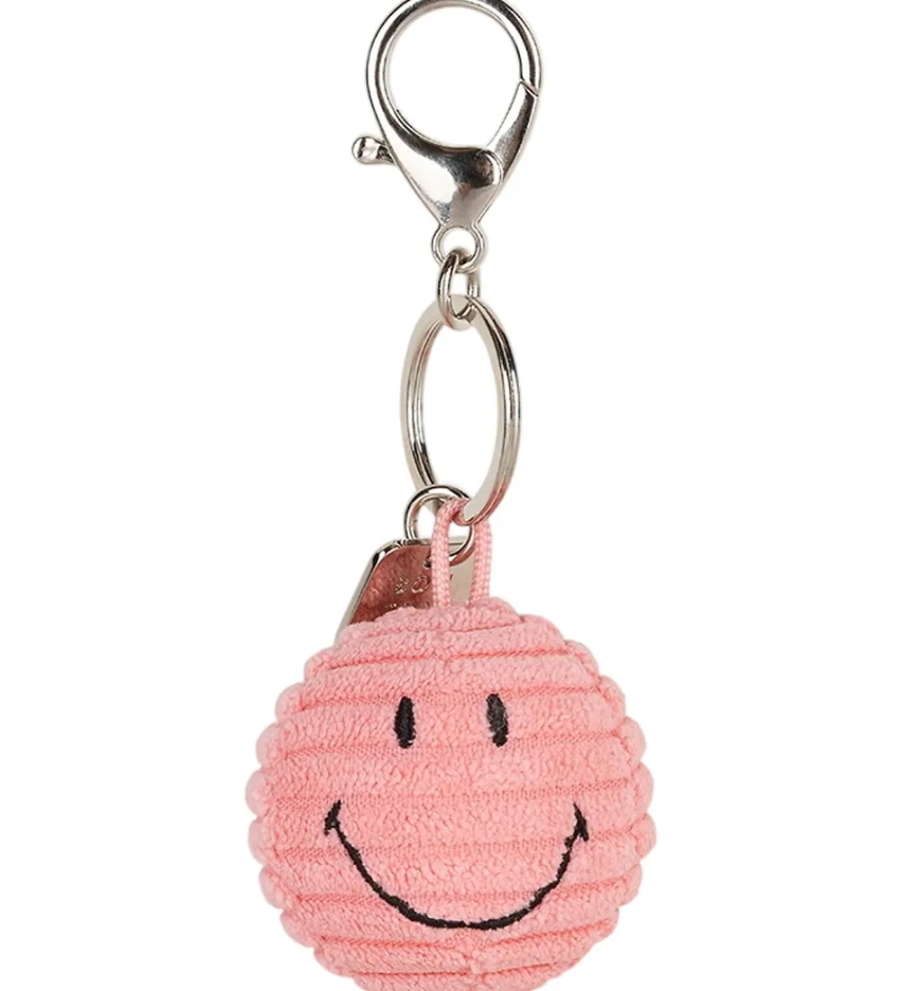 Bon Ton Toys Nøgleringe>Nøglering - 4,5 cm - Smiley Keychain ECO Corduroy -