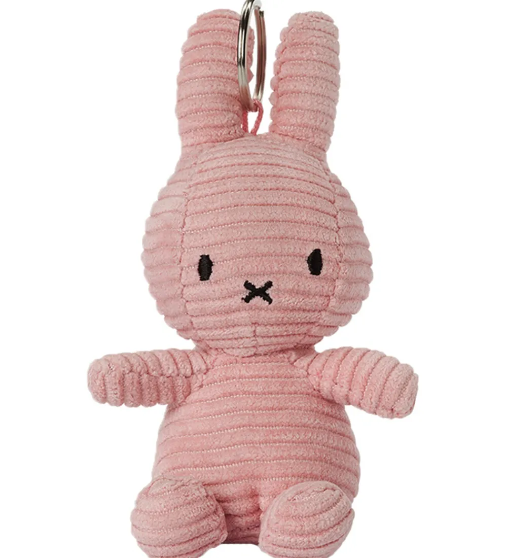 Bon Ton Toys Nøgleringe>Nøglering - 12 cm - Miffy ECO Corduroy - Pink
