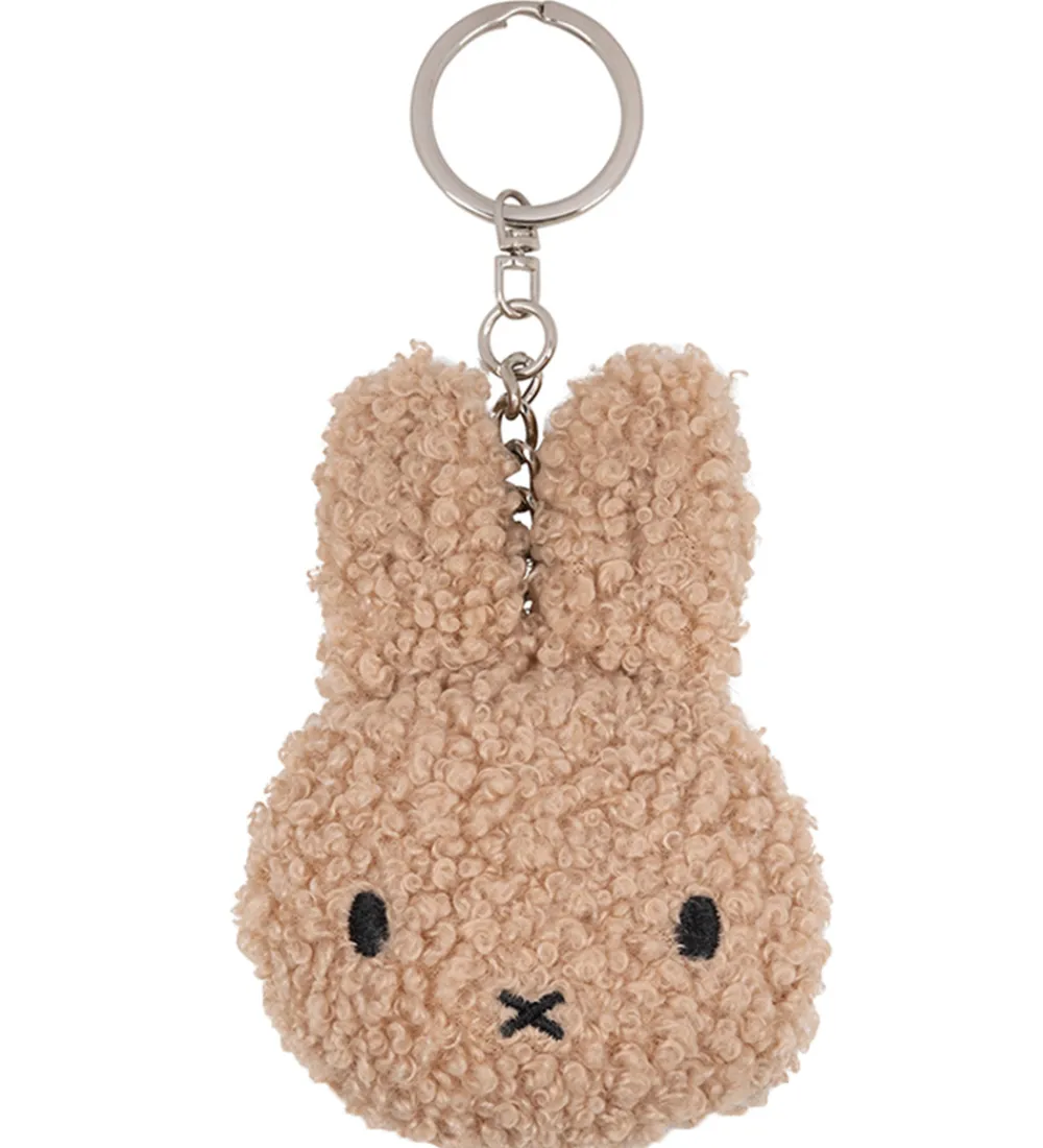 Bon Ton Toys Nøgleringe|Nøglering - 10 cm - Miffy Flat - Tiny Teddy Beige