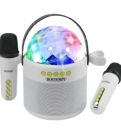 Bontempi Musikinstrumenter|Højtalere>Højtaler m. 2 mikrofoner/Lys - Trådløs