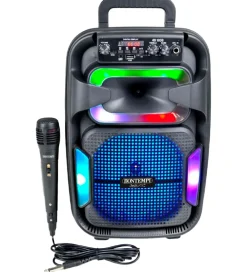 Bontempi Musikinstrumenter|Højtalere>Højtaler m. Mikrofon/Lys - 38 cm - Trådløs