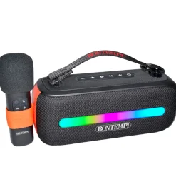 Bontempi Musikinstrumenter|Højtalere|Højtaler m. Mikrofon/Lys - 31 cm - Trådløs