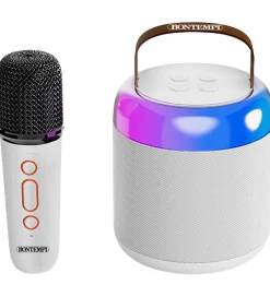 Bontempi Musikinstrumenter|Højtalere|Mini Højtaler m. Mikrofon/Lys - Trådløs