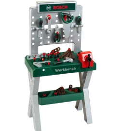 Bosch Mini Legeværktøj>Arbejdsbænk - Legetøj - Mørkegrøn/Sølv