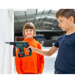 Bosch Mini Legeværktøj|Slagboremaskine m. Lys/Lyd- Legetøj - Mørkegrøn