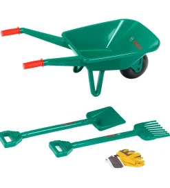 Bosch Mini Legeværktøj>Trillebør m. Tilbehør - Legetøj - Grøn