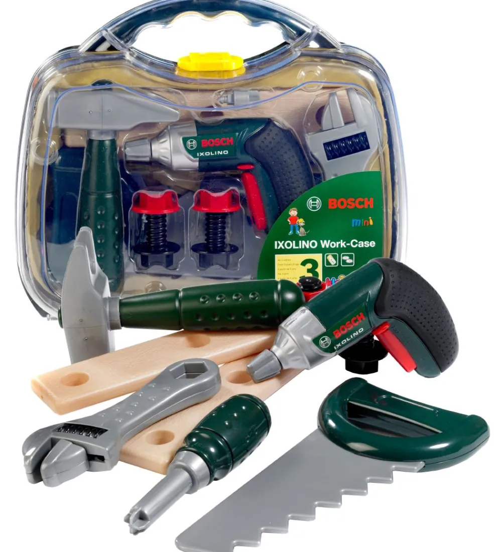 Bosch Mini Legeværktøj>Værktøjskasse - Legetøj - Ixolino