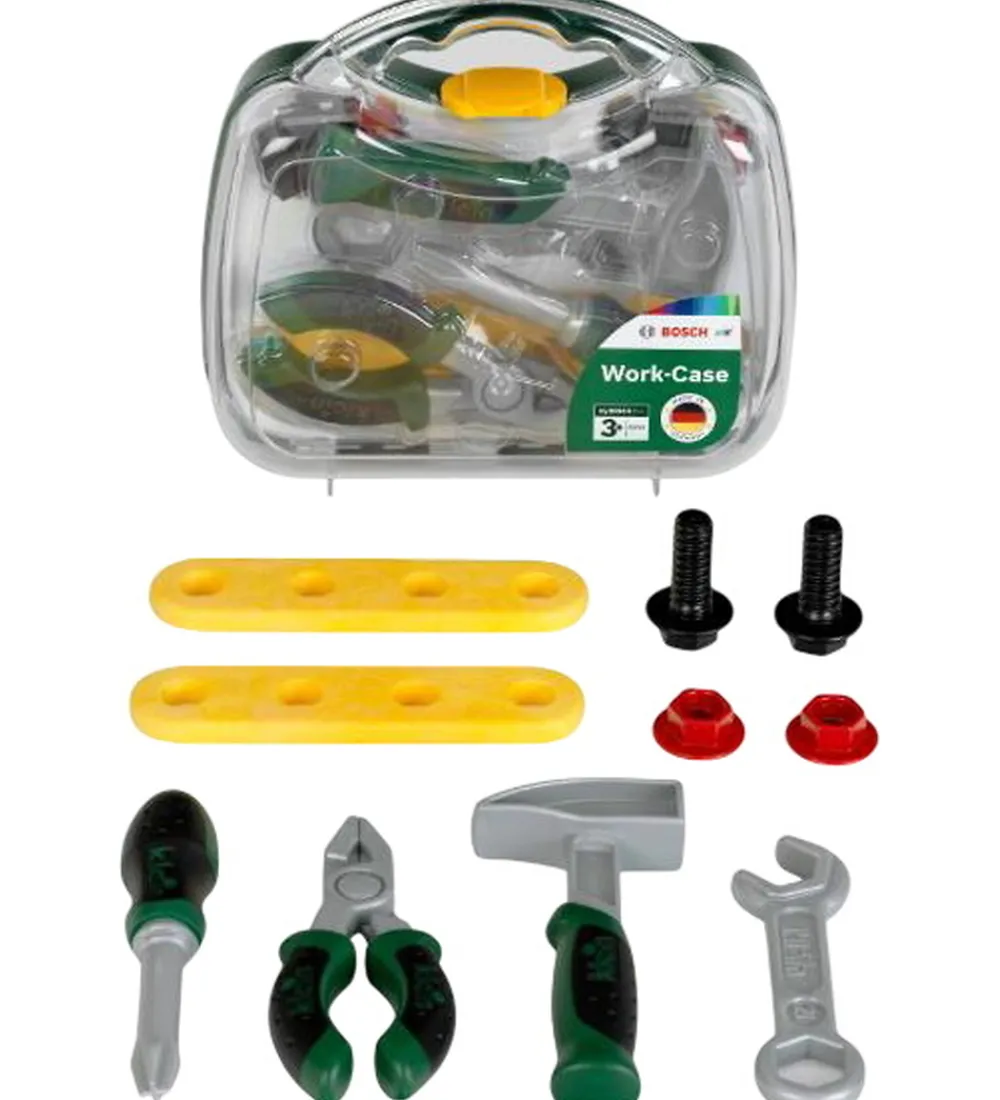 Bosch Mini Rolleleg|Legeværktøj|Værktøjskasse - Legetøj - Grøn