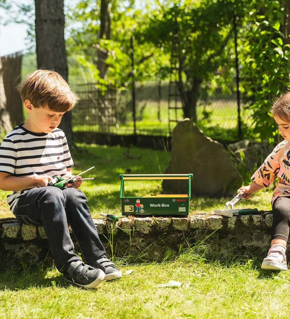 Bosch Mini Legeværktøj>Værktøjskasse -Legetøj - 7 dele - 30cm