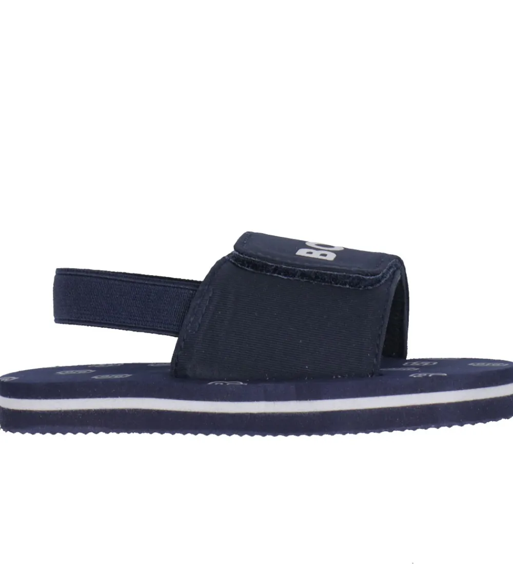 BOSS Badesandaler|Badesandaler - Navy/Hvid