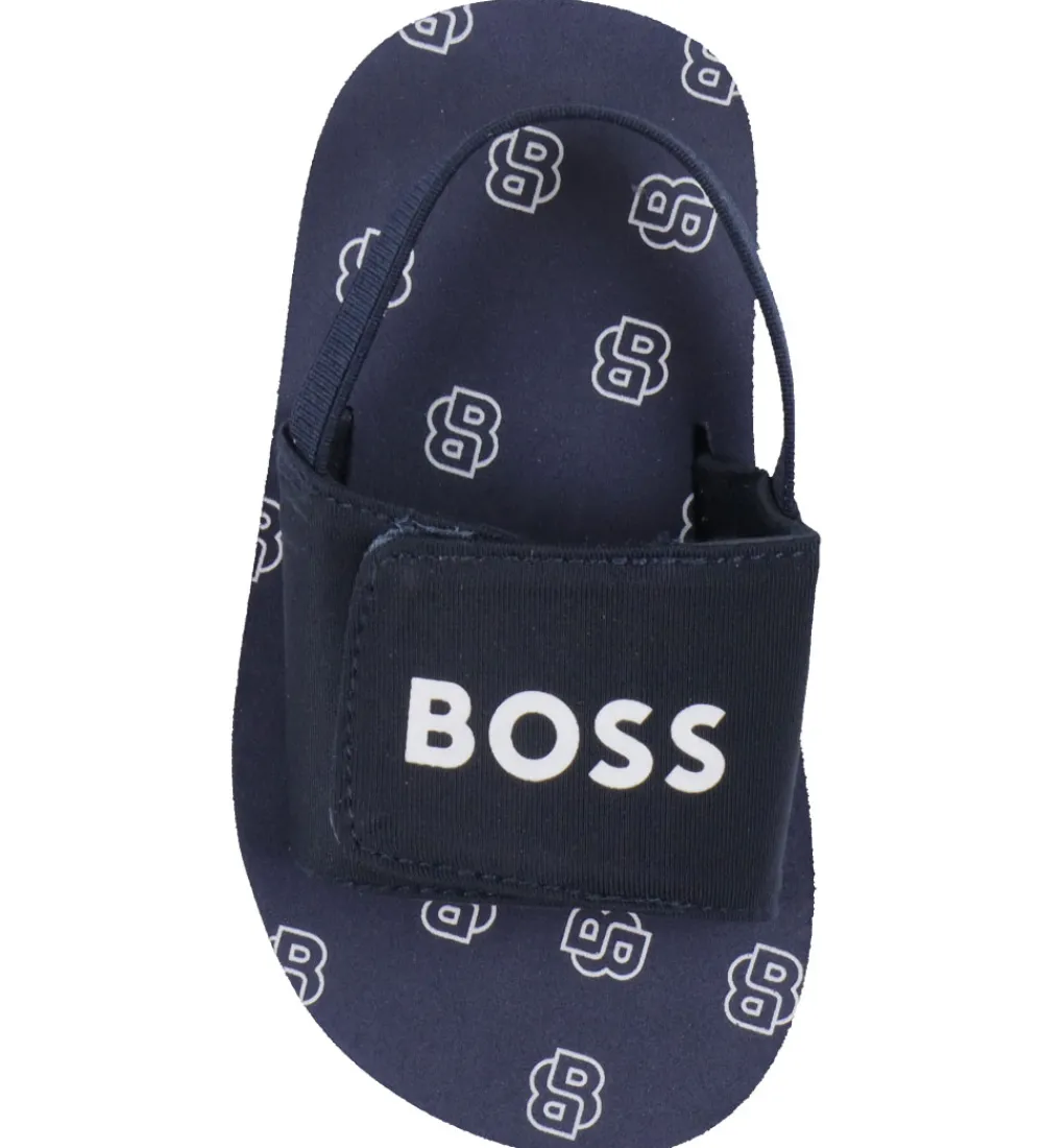 BOSS Badesandaler|Badesandaler - Navy/Hvid