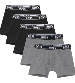 Børn BOSS Undertøj|Boxershorts - 5-pak - Sort/Gråmeleret