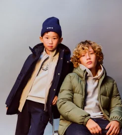 Børn BOSS Overgangsjakker|Dunjakker Og Dynejakker|Dynejakke - Armygrøn