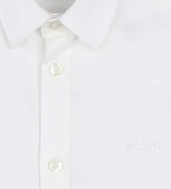 Børn BOSS Skjorter|Konfirmationstøj|Skjorte - Hvid