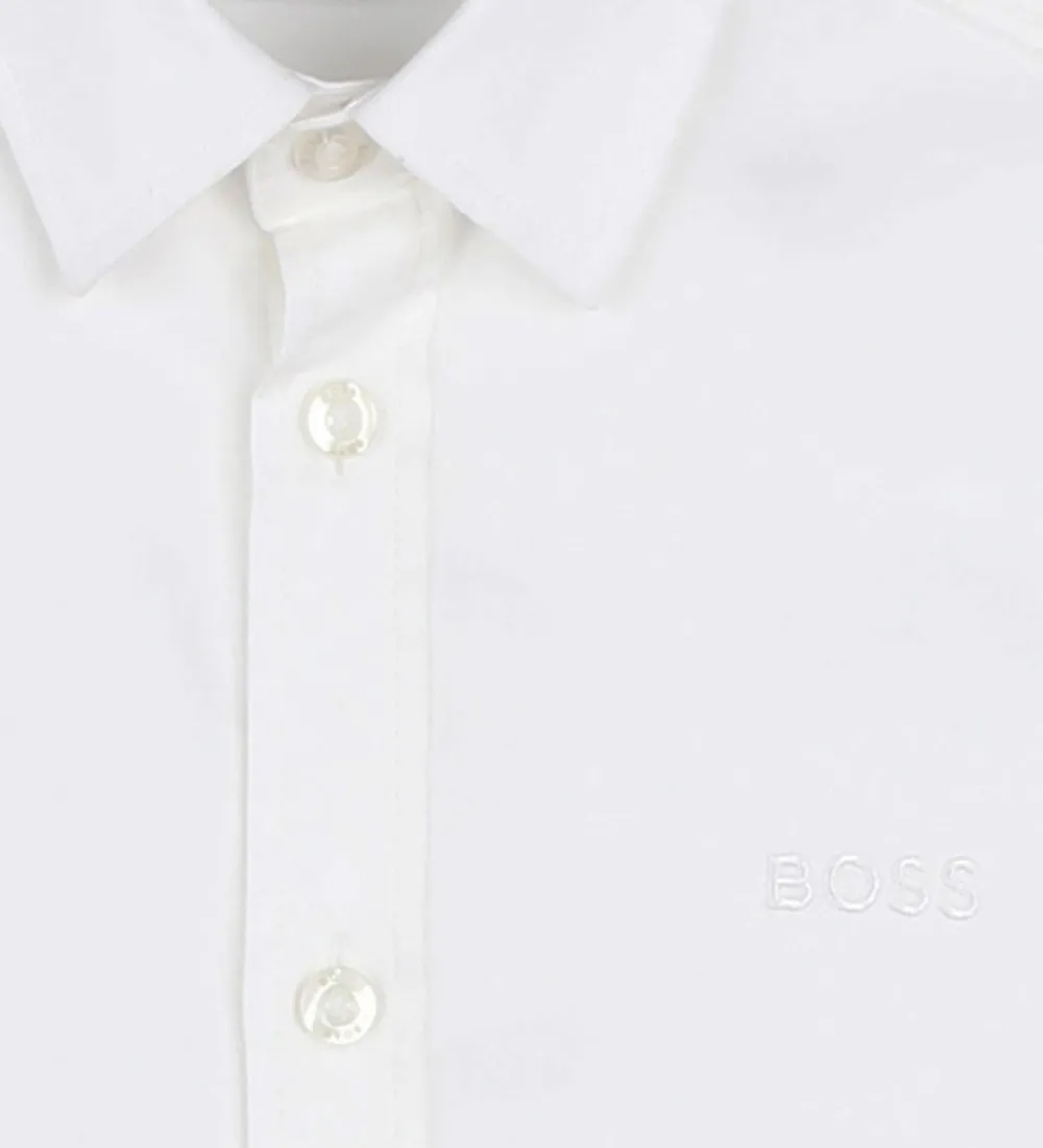 Børn BOSS Skjorter|Konfirmationstøj|Skjorte - Hvid