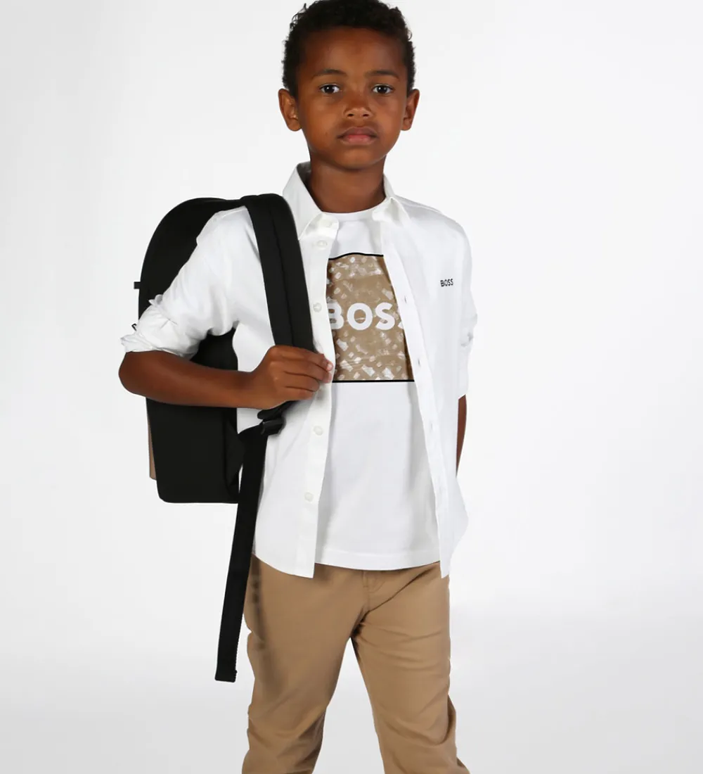 Børn BOSS Skjorter|Konfirmationstøj|Skjorte - Hvid