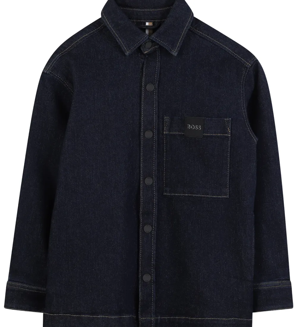 Børn BOSS Skjorter|Konfirmationstøj>Skjorte - Raw Denim