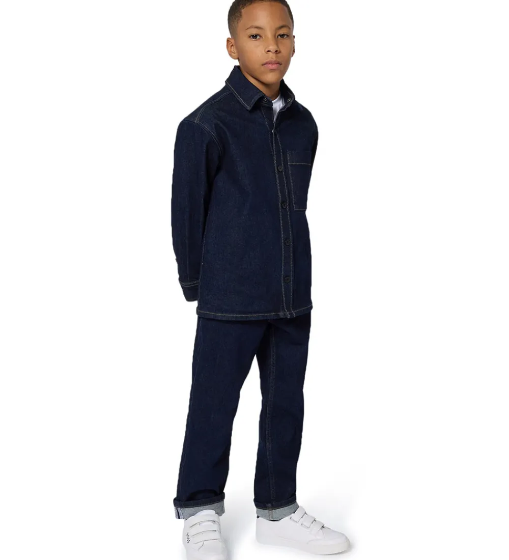 Børn BOSS Skjorter|Konfirmationstøj>Skjorte - Raw Denim