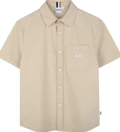 Børn BOSS Konfirmationstøj|Skjorte - Stone