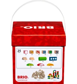 BRIO Brio|Byggeklodser m. Mønster - 25 Dele - Multifarvet 30112