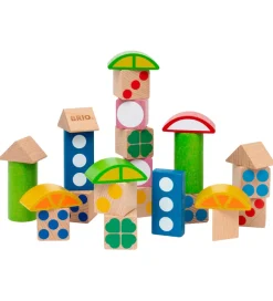 BRIO Brio|Byggeklodser m. Mønster - 25 Dele - Multifarvet 30112