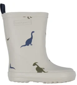 Bundgaard Gummistøvler|Gummistøvler m. For - Wide Fit - Aspen - Ivory Dino