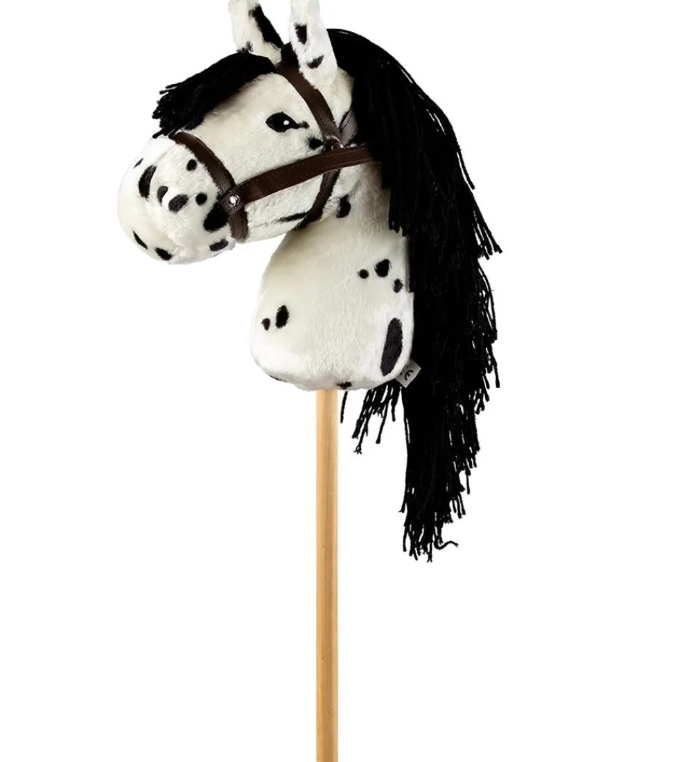 by ASTRUP Kæpheste|Kæphest - 68 cm - Hvid m. Prikker