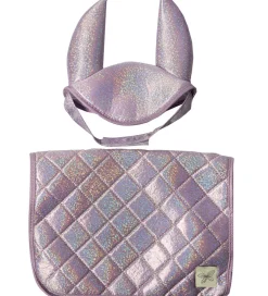 by ASTRUP Kæpheste|Sadelunderlag Til Kæpheste - Lilla m. Glimmer