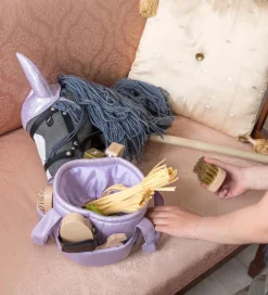 by ASTRUP Kæpheste|Sadelunderlag Til Kæpheste - Lilla m. Glimmer