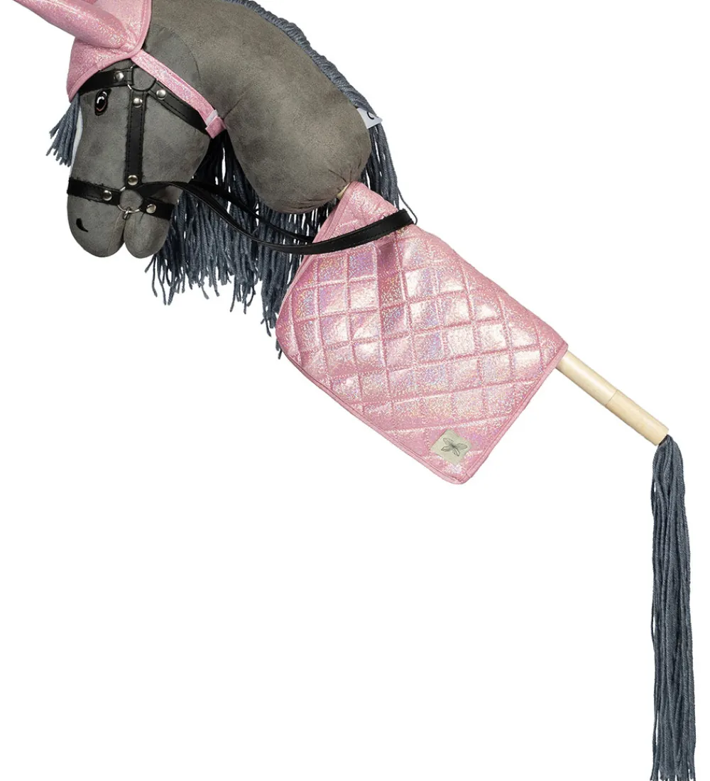 by ASTRUP Kæpheste|Sadelunderlag Til Kæpheste - Pink m. Glimmer