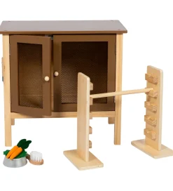 by ASTRUP Trælegetøj>Trælegetøj - Kaninbur Og Spring