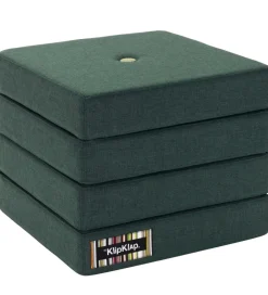 by KlipKlap Madrasser>Foldemadras - 4 Fold - 100x100 cm - Deep Green/Light