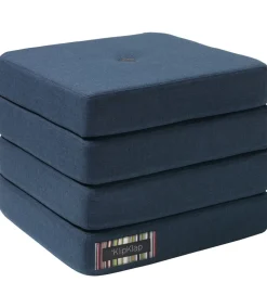by KlipKlap Madrasser>Foldemadras - 4 Fold - 100x100 cm - Dark Blue/Black